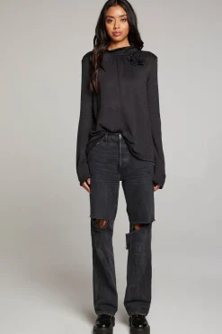 Women Chaser Brand Hill Licorice Long Sleeve