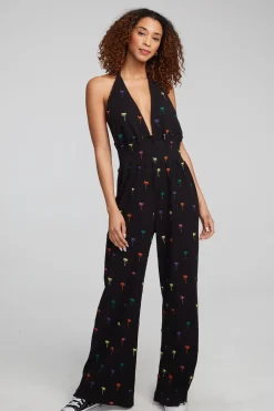 Women Chaser Brand Hinano Jumpsuit - Black Onyx