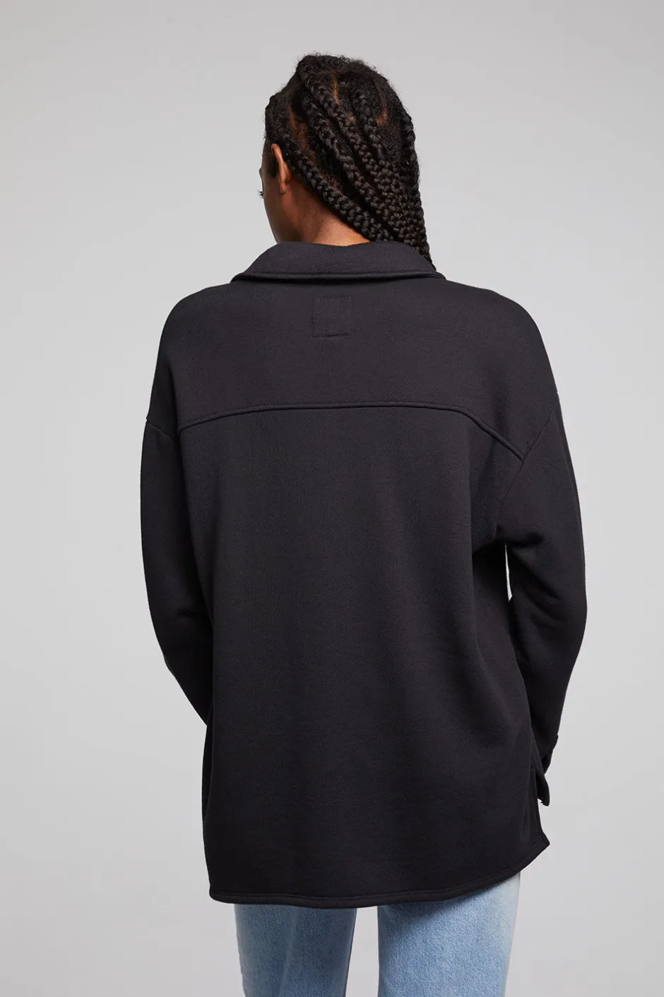 Women Chaser Brand Hyde Licorice Button Down