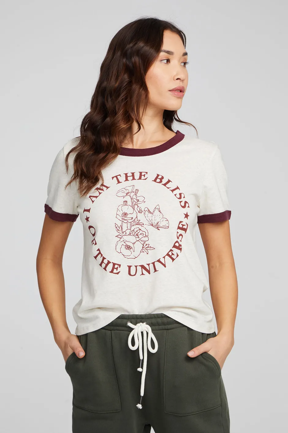 Women Chaser Brand I Am Bliss Tee