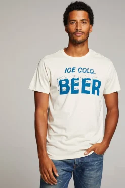 Chaser Brand Ice Cold Beer Mens Tee