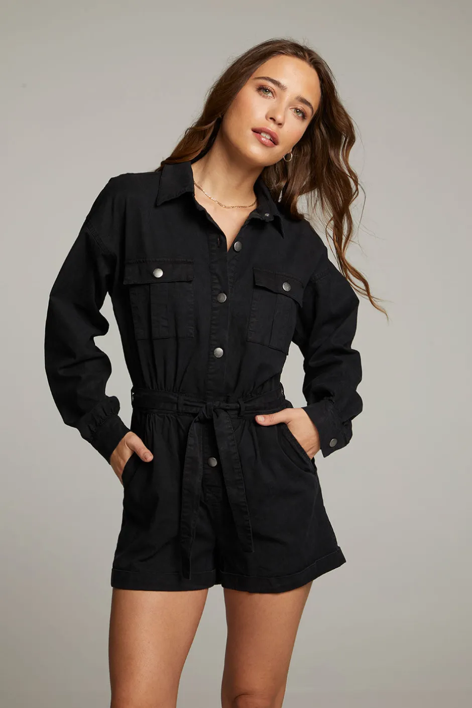 Women Chaser Brand Isabella Licorice Romper