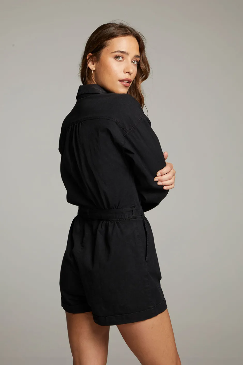 Women Chaser Brand Isabella Licorice Romper