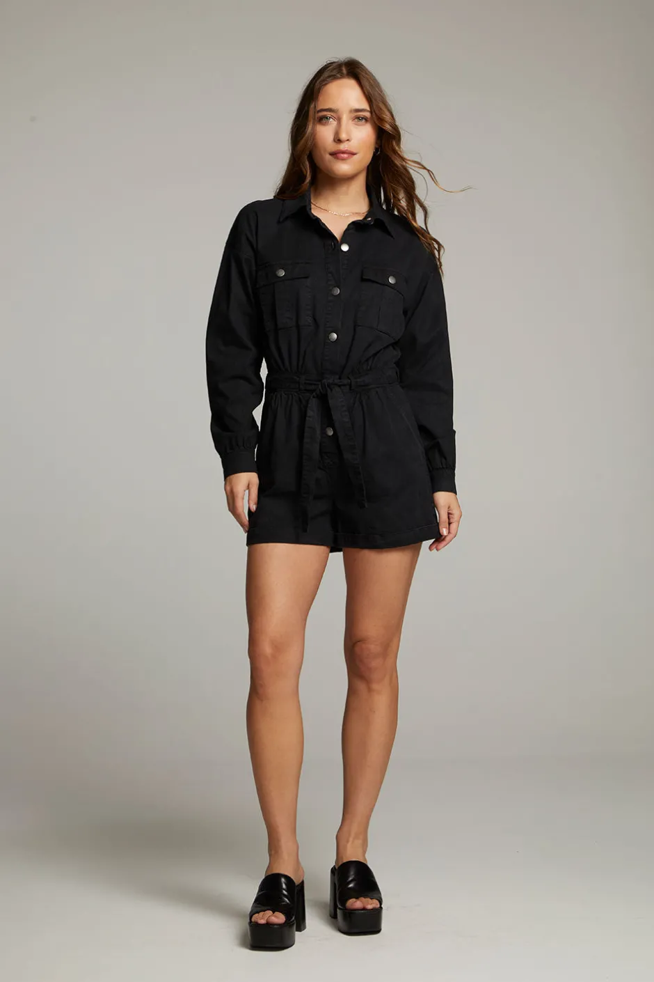 Women Chaser Brand Isabella Licorice Romper