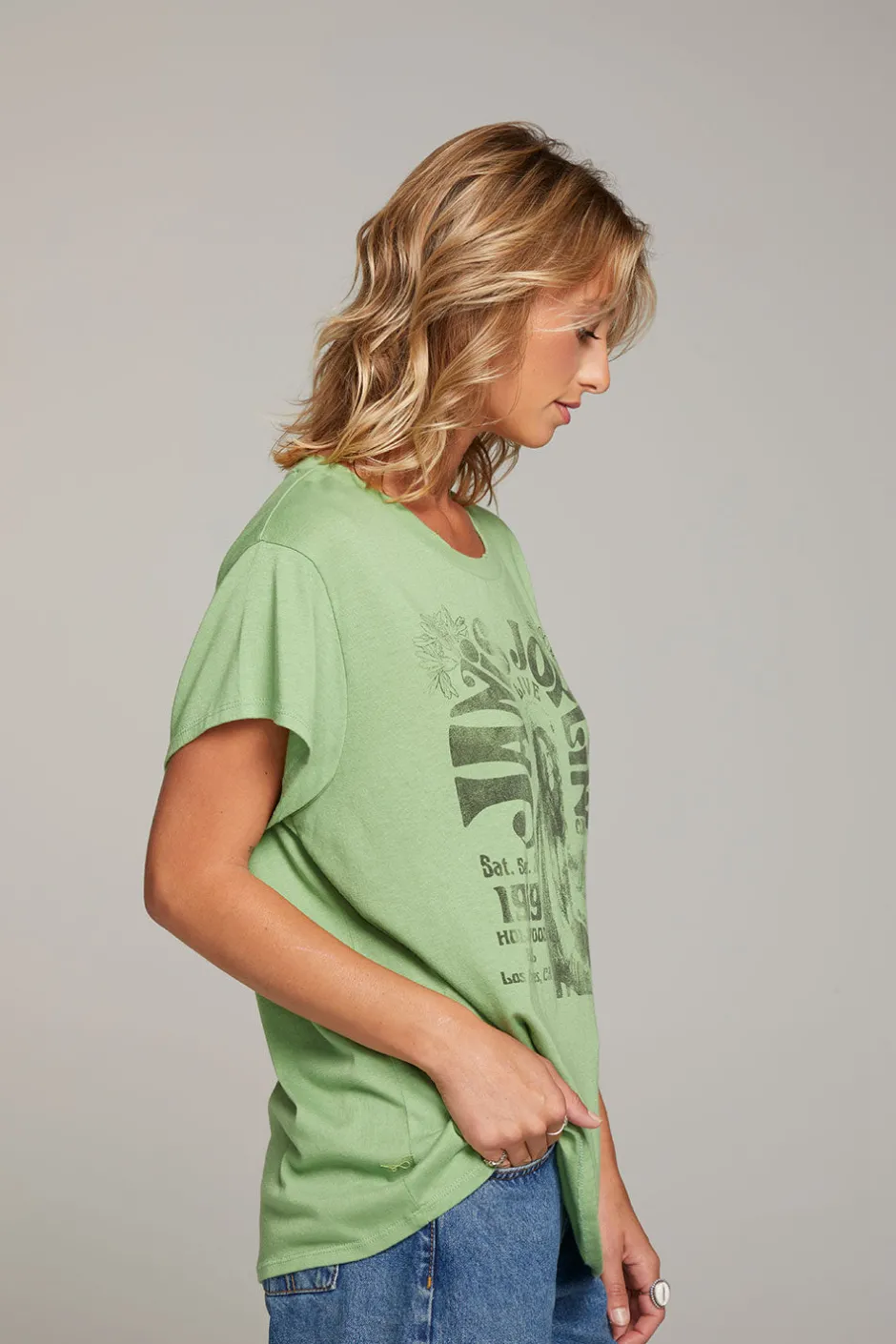 Women Chaser Brand Janis Joplin Hollywood Bowl Tee