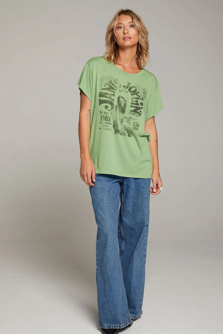 Women Chaser Brand Janis Joplin Hollywood Bowl Tee