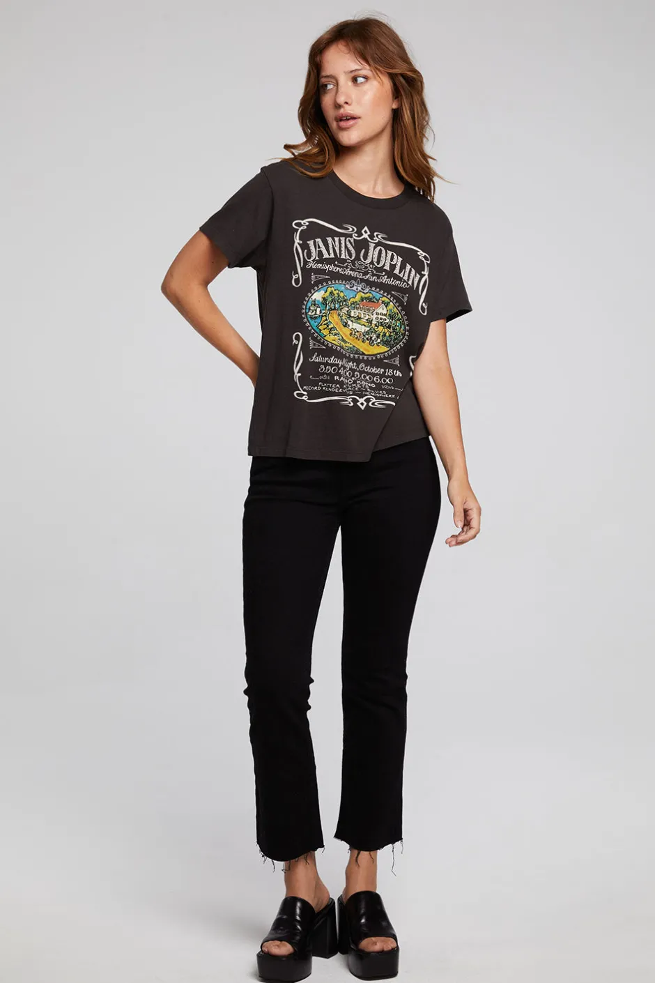 Women Chaser Brand Janis Joplin In Concert Tee