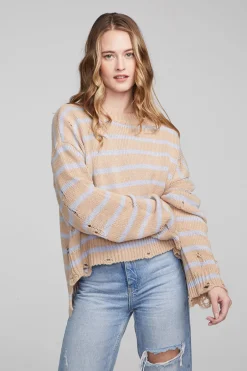 Women Chaser Brand Jax Fairfax Stripe Pullover