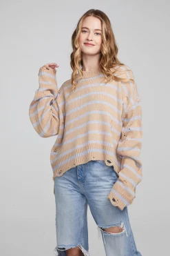 Women Chaser Brand Jax Fairfax Stripe Pullover