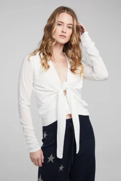 Women Chaser Brand Jeni Bright White Long Sleeve