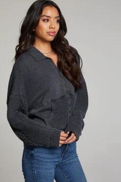 Women Chaser Brand Joe Licorice Half Zip