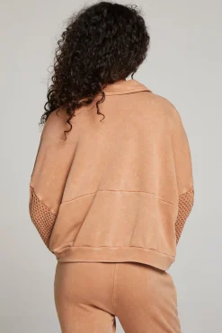 Women Chaser Brand Joe Toffee Half Zip