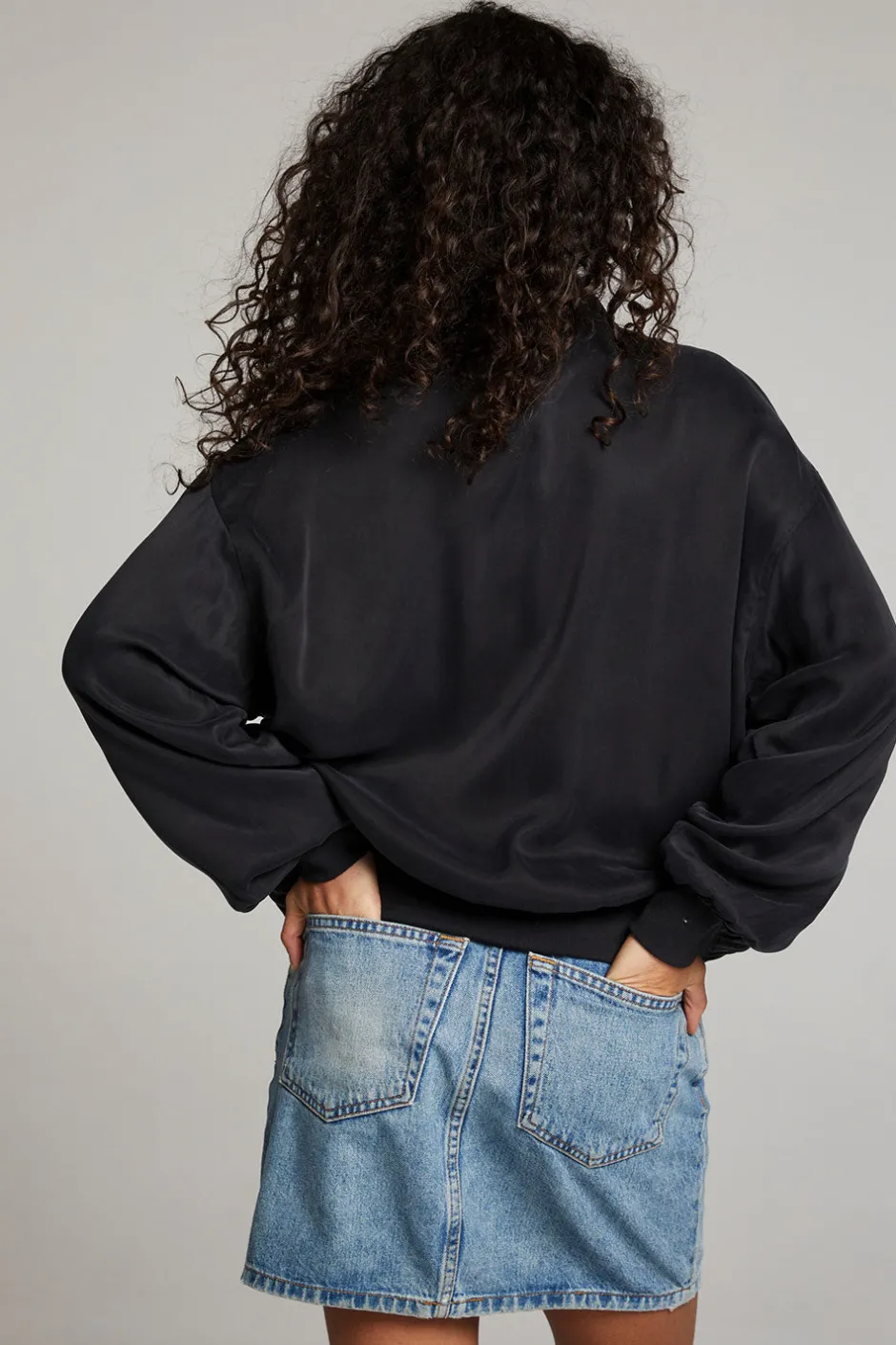 Women Chaser Brand Johnny Licorice Zip Up Jacket