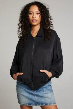 Women Chaser Brand Johnny Licorice Zip Up Jacket