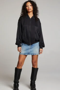 Women Chaser Brand Johnny Licorice Zip Up Jacket