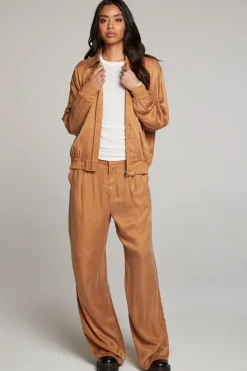 Women Chaser Brand Johnny Toffee Zip Up Jacket