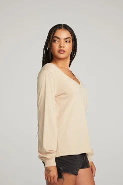 Women Chaser Brand Kara Cappuccino Long Sleeve