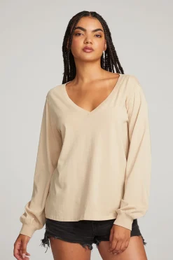 Women Chaser Brand Kara Cappuccino Long Sleeve