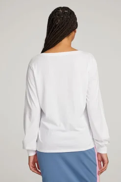 Women Chaser Brand Kara White Long Sleeve