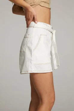 Women Chaser Brand Karina White Short