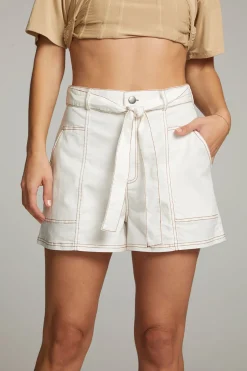 Women Chaser Brand Karina White Short