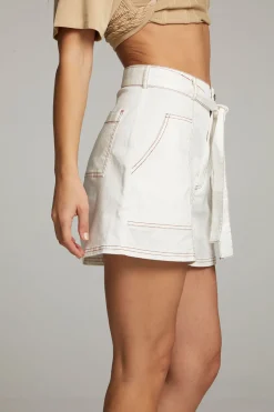 Women Chaser Brand Karina White Short