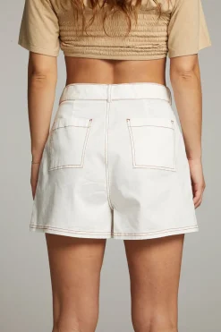 Women Chaser Brand Karina White Short