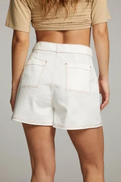 Women Chaser Brand Karina White Short