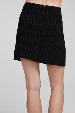 Women Chaser Brand Kiss Beverly Pinstripe Mini Skirt