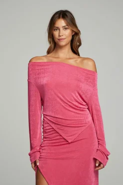 Women Chaser Brand Koston Long Sleeve - Pink Lemonade