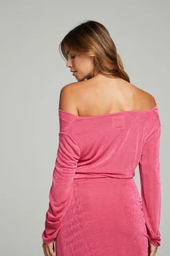 Women Chaser Brand Koston Long Sleeve - Pink Lemonade