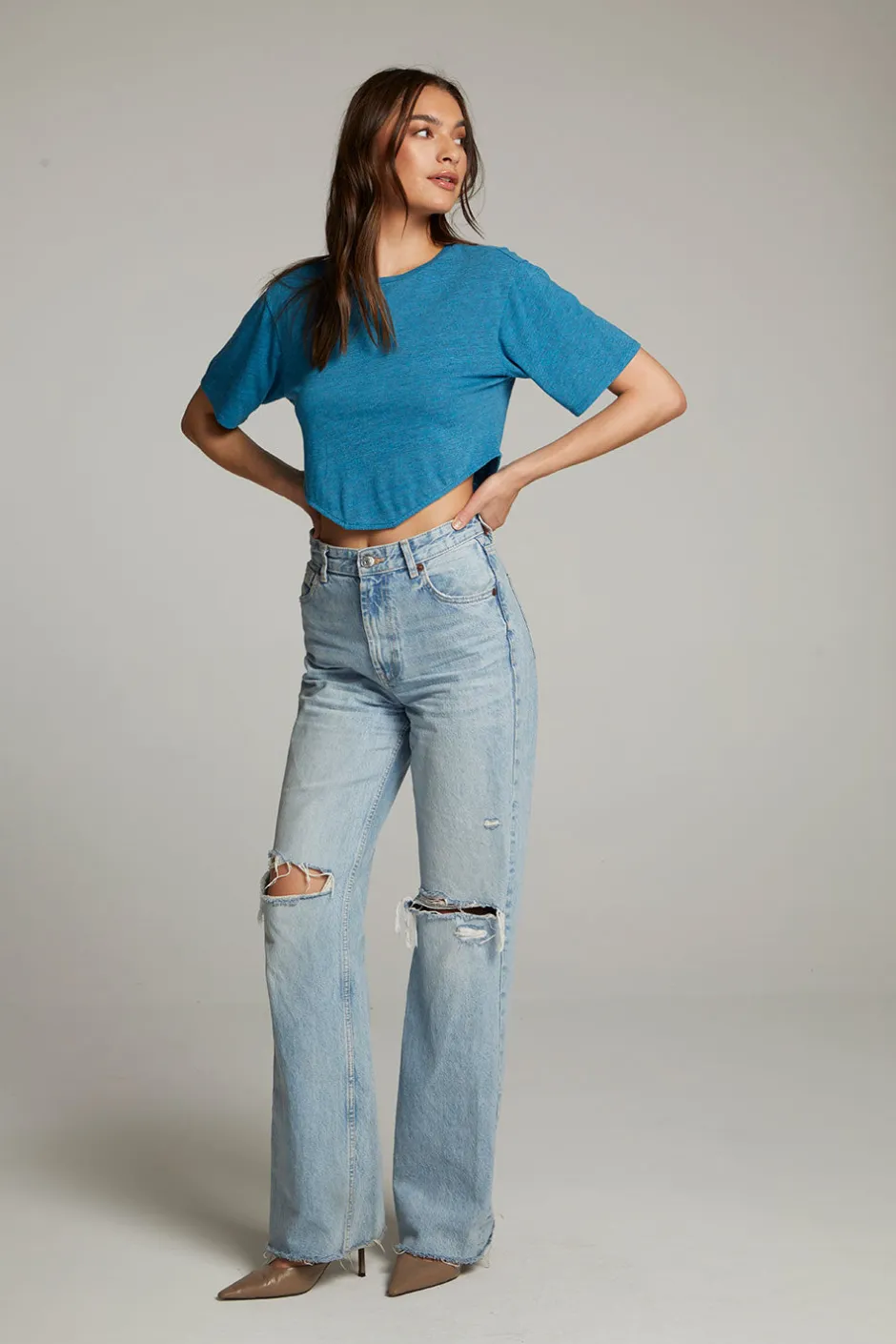 Women Chaser Brand Kylie Blue Danube Tee