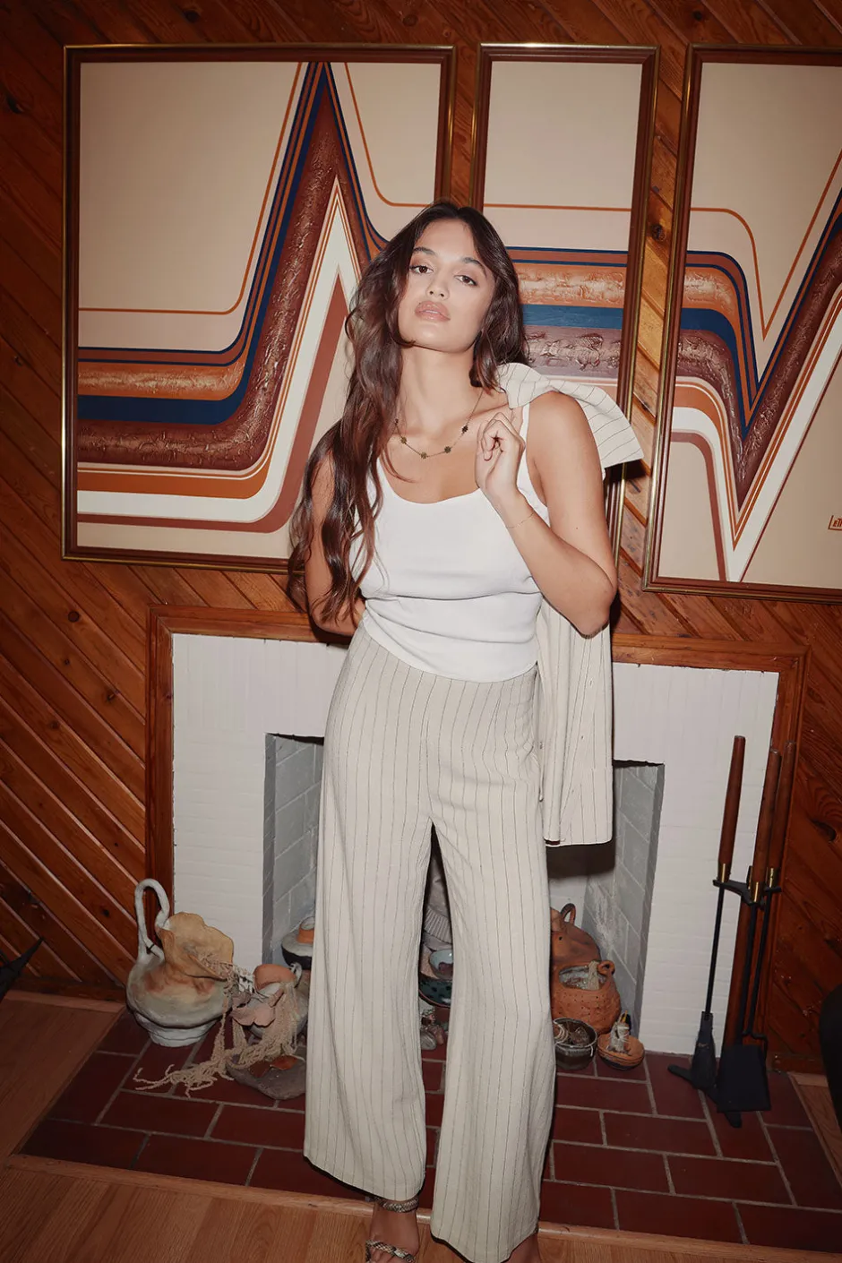 Women Chaser Brand Lander White Tank