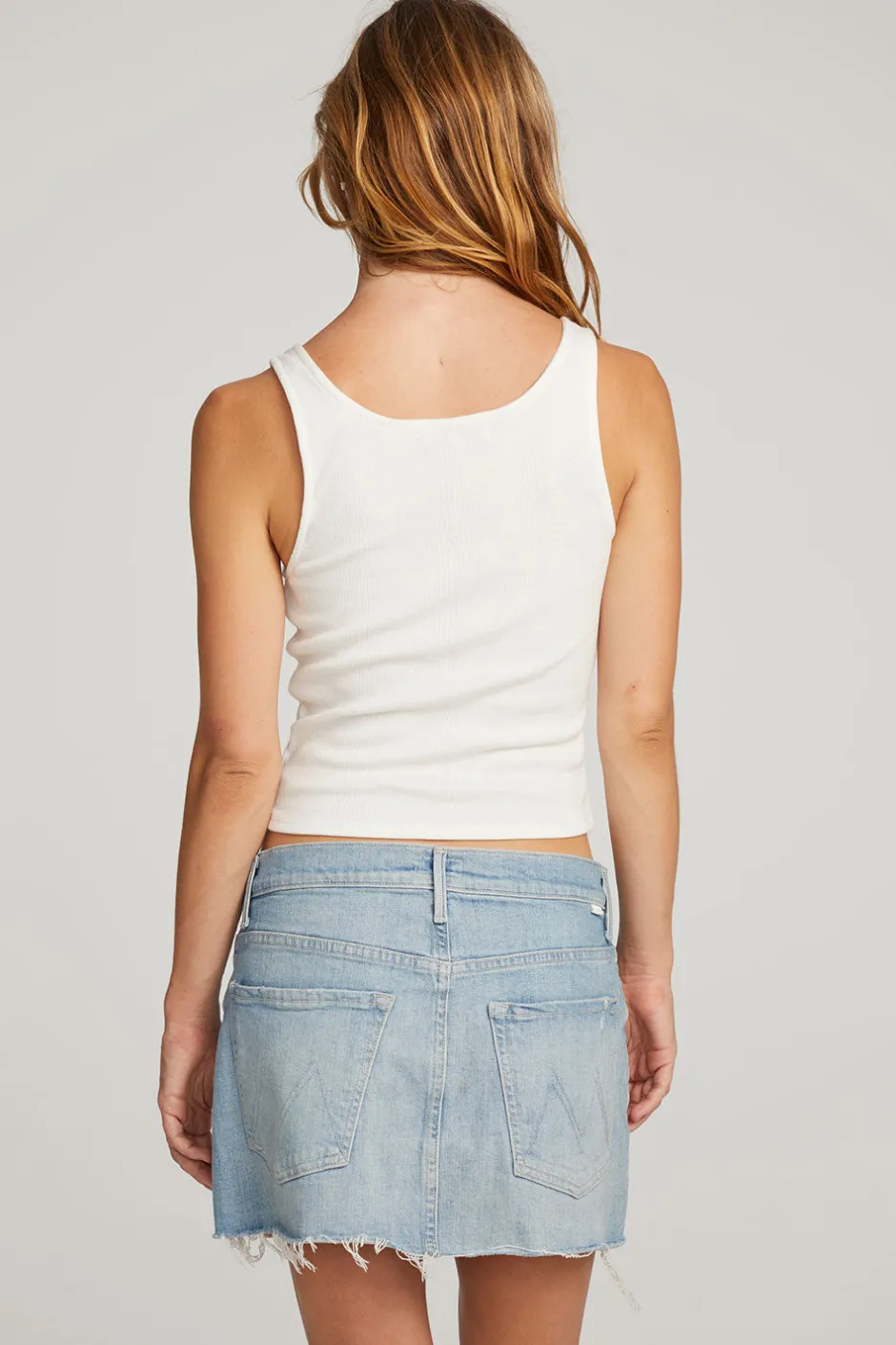 Women Chaser Brand Lander White Tank