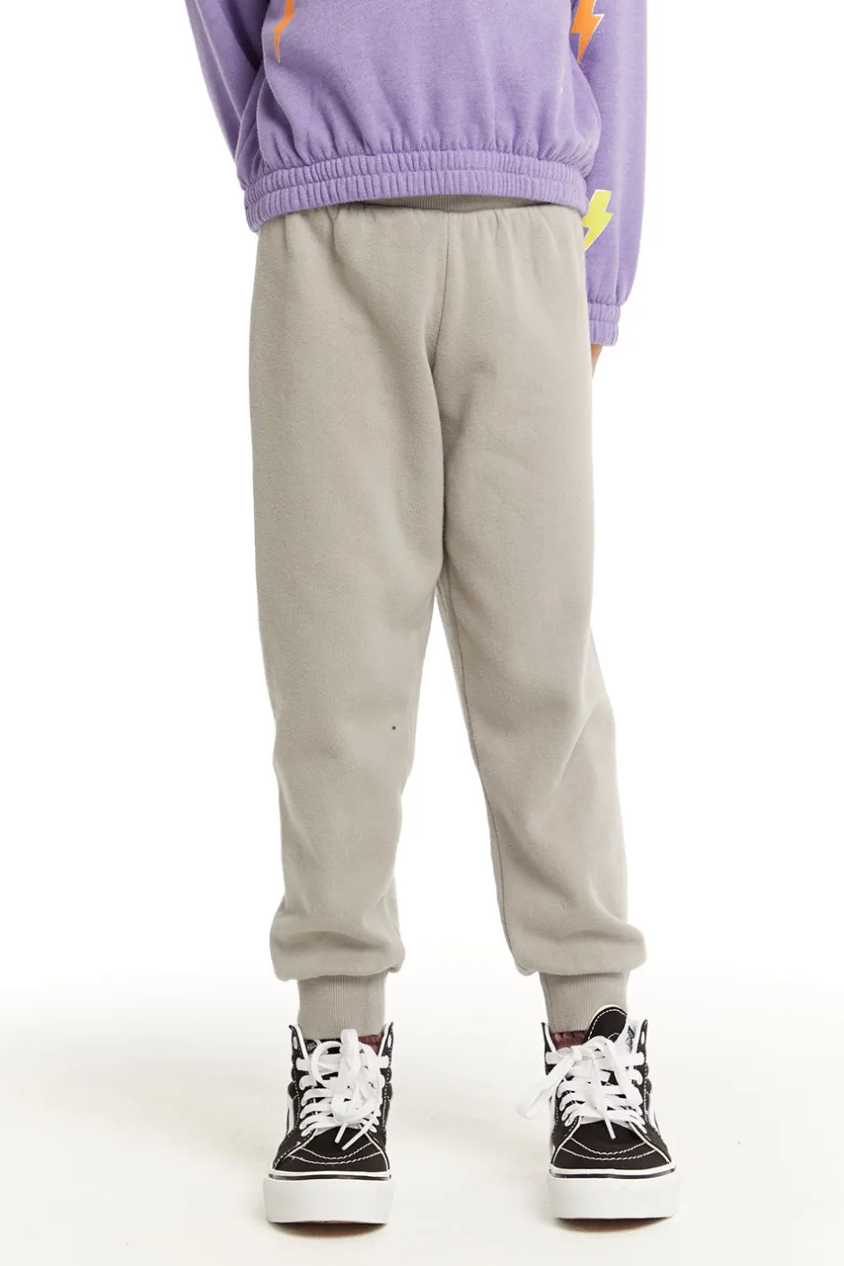 Kids Chaser Brand Leila Gravel Grey Jogger