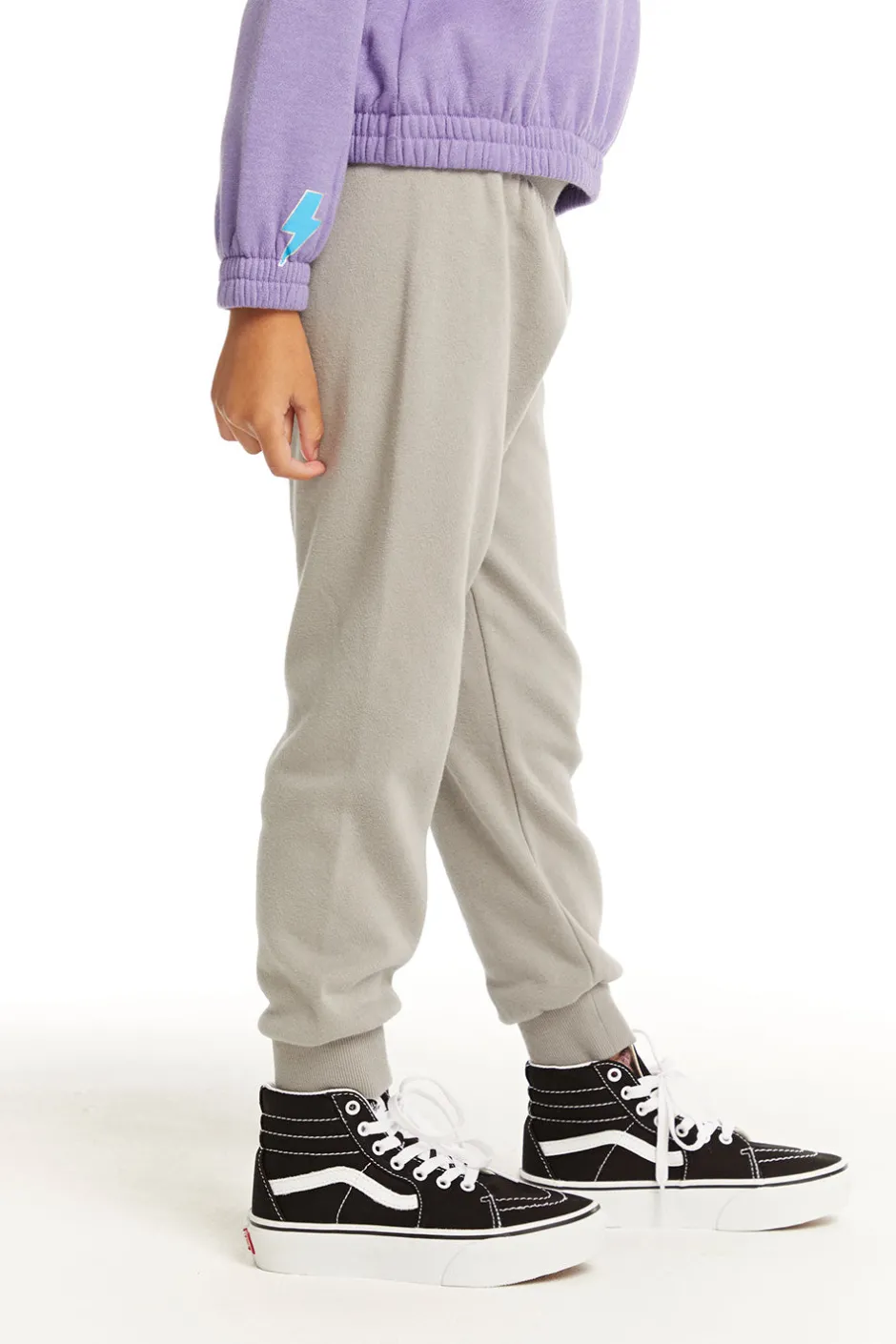 Kids Chaser Brand Leila Gravel Grey Jogger