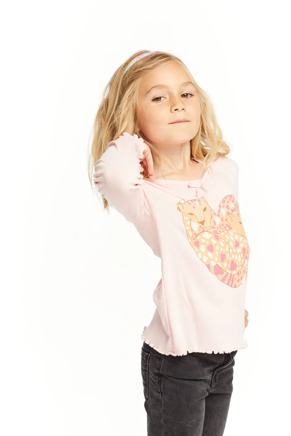 Kids Chaser Brand Leopard Love Long Sleeve