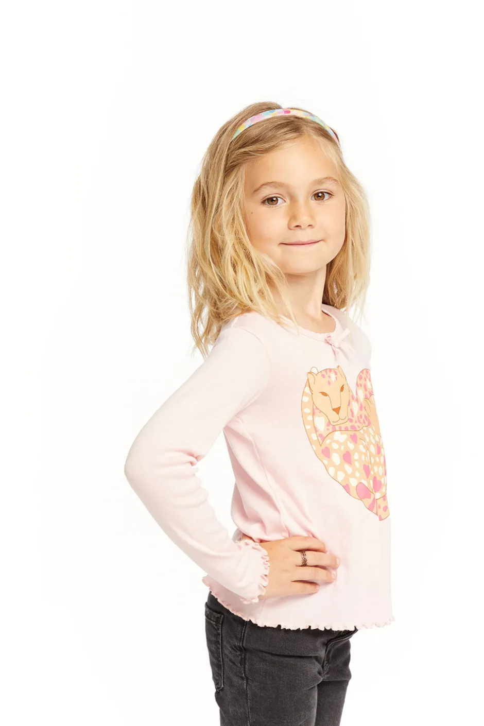 Kids Chaser Brand Leopard Love Long Sleeve