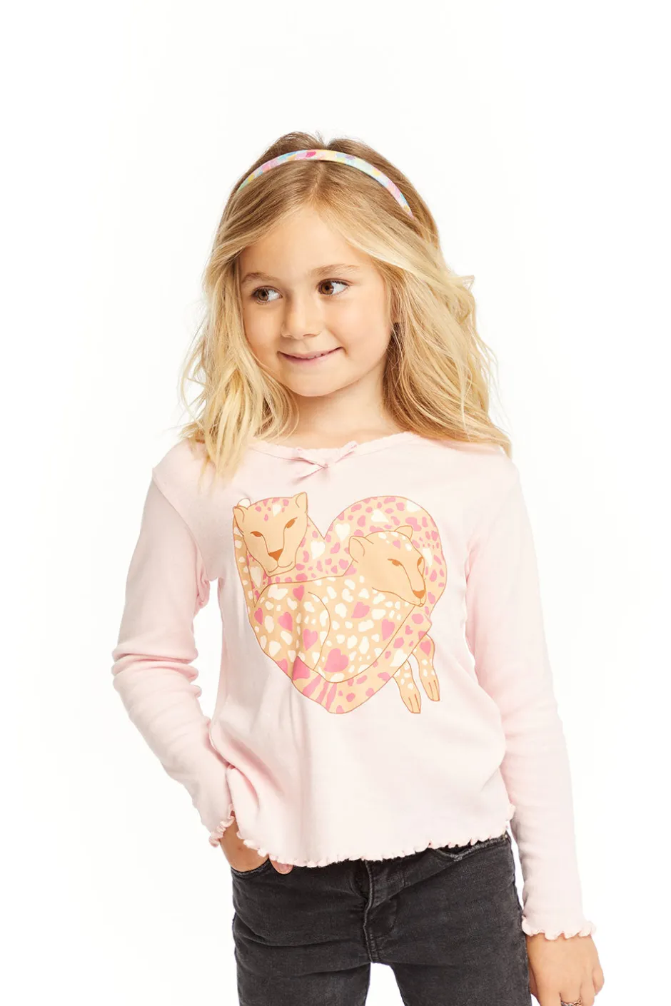 Kids Chaser Brand Leopard Love Long Sleeve