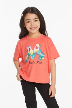 Kids Chaser Brand Lets Roll Girls Tee