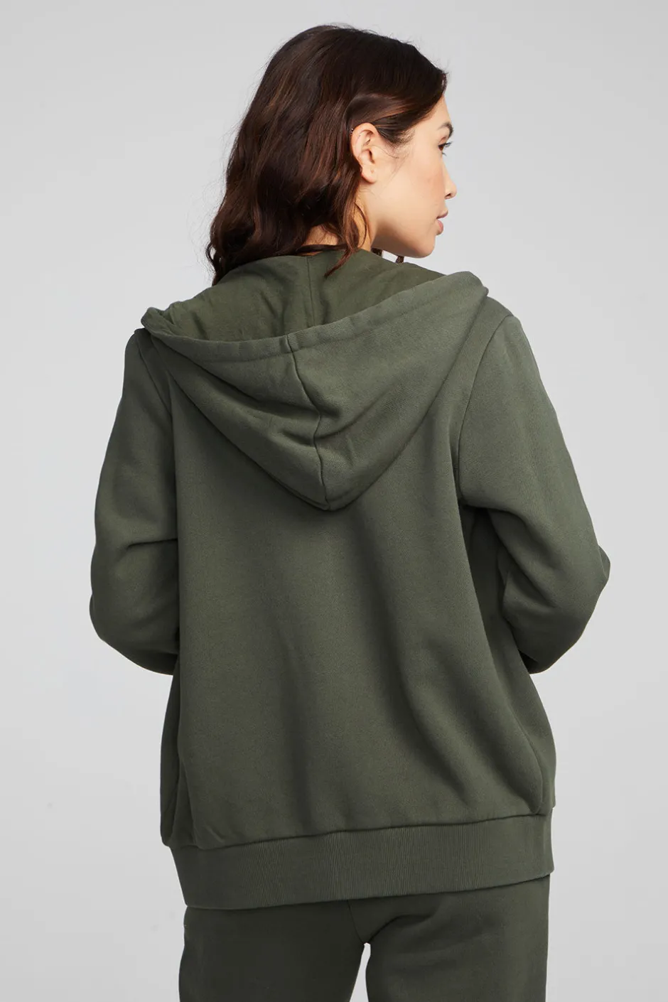 Women Chaser Brand Lex Forest Night Zip Up Hoodie
