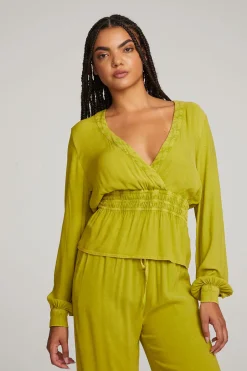 Women Chaser Brand Liberty Citron Blouse