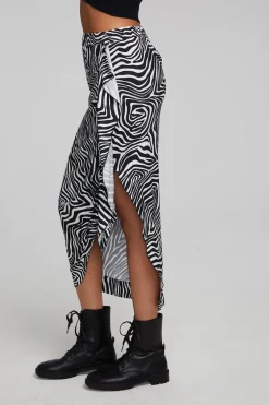 Women Chaser Brand Lindsay Wild Thing Midi Skirt