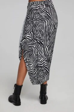 Women Chaser Brand Lindsay Wild Thing Midi Skirt