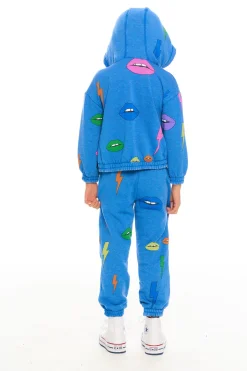Kids Chaser Brand Lips & Bolts Hoodie