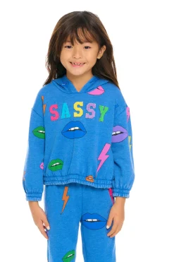 Kids Chaser Brand Lips & Bolts Hoodie