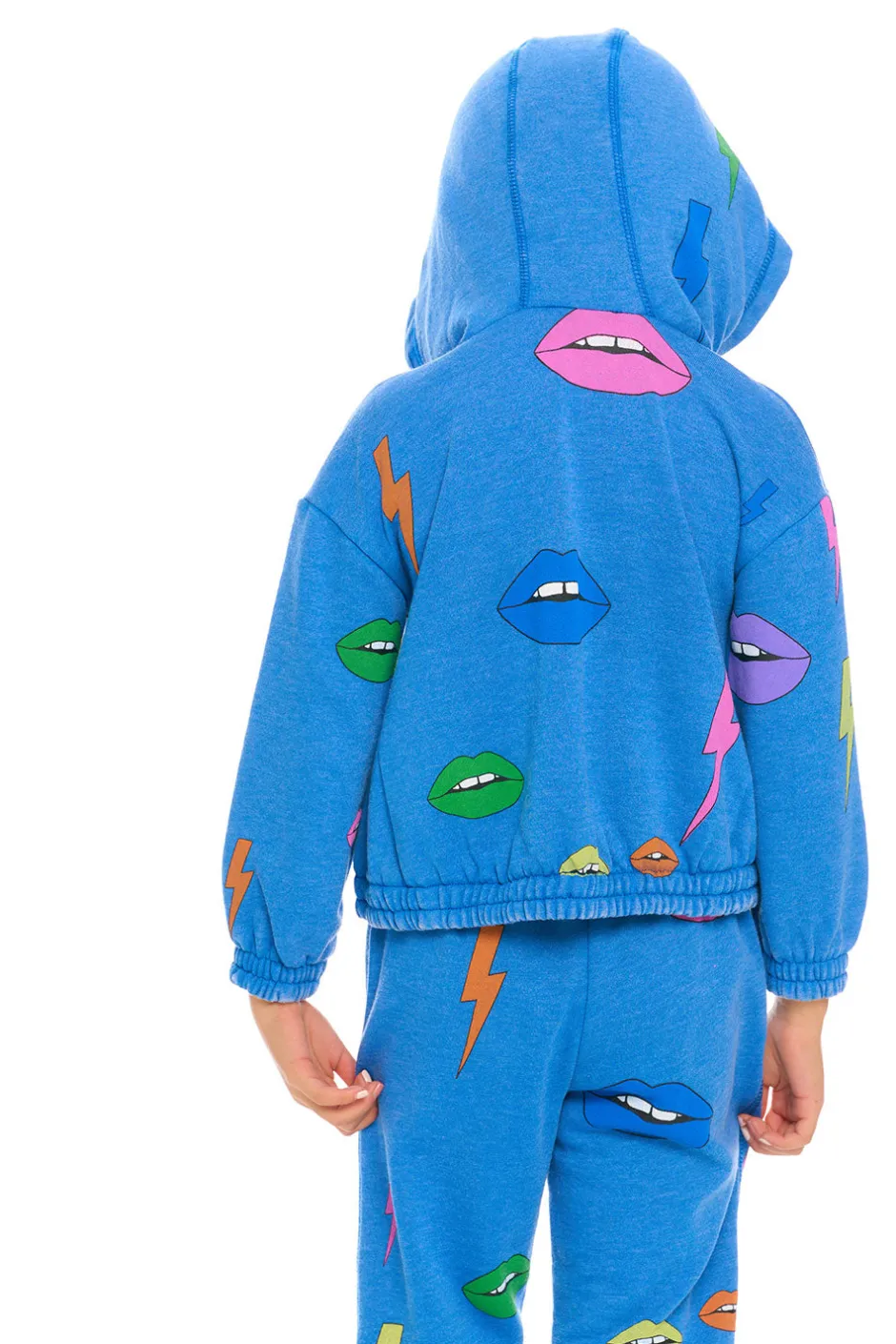 Kids Chaser Brand Lips & Bolts Hoodie