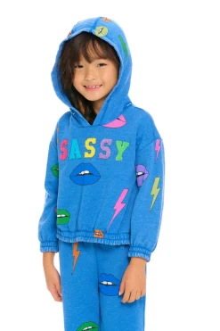 Kids Chaser Brand Lips & Bolts Hoodie