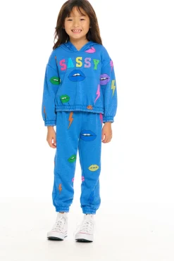 Kids Chaser Brand Lips & Bolts Hoodie