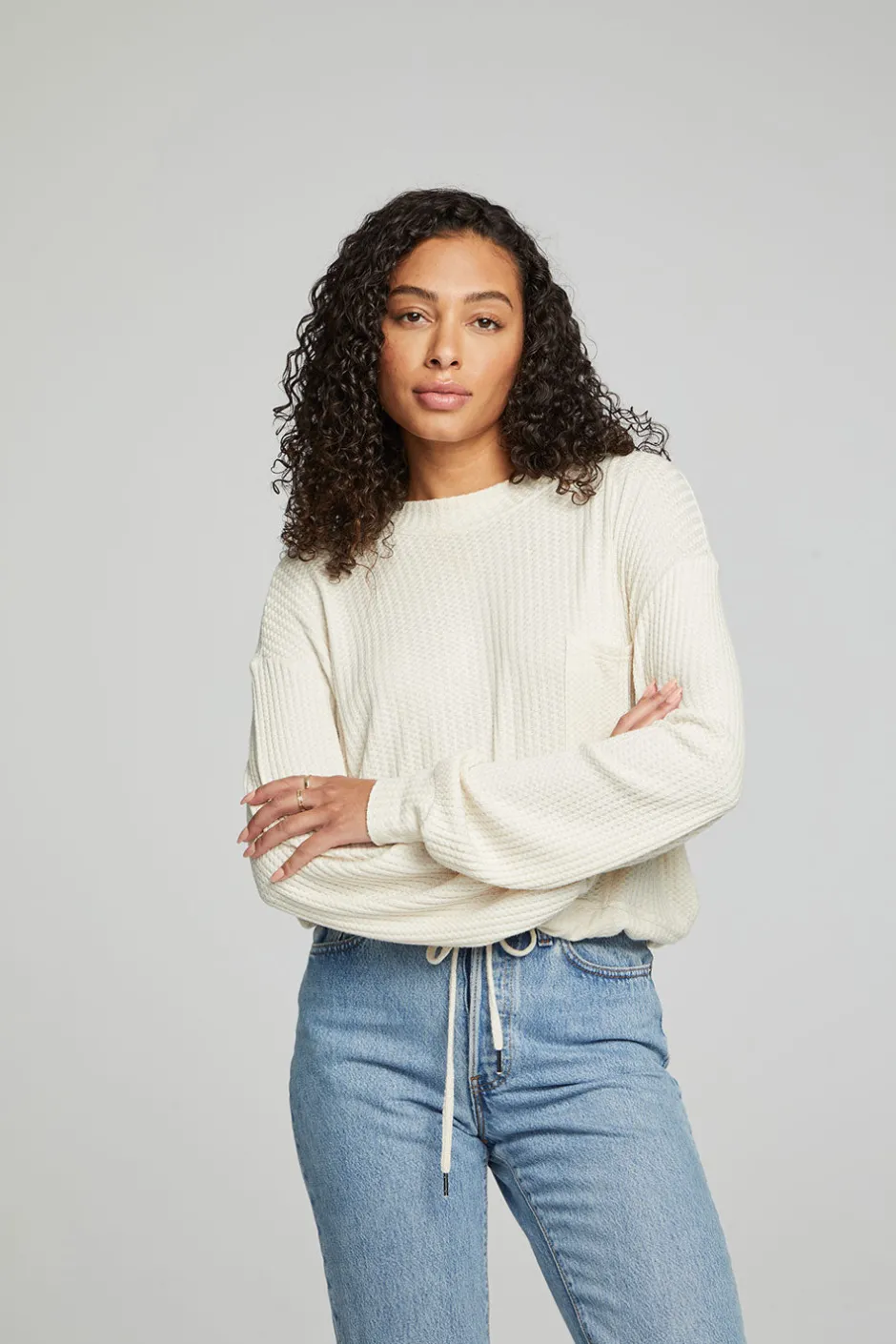 Women Chaser Brand Lomita Pullover - Macaroon